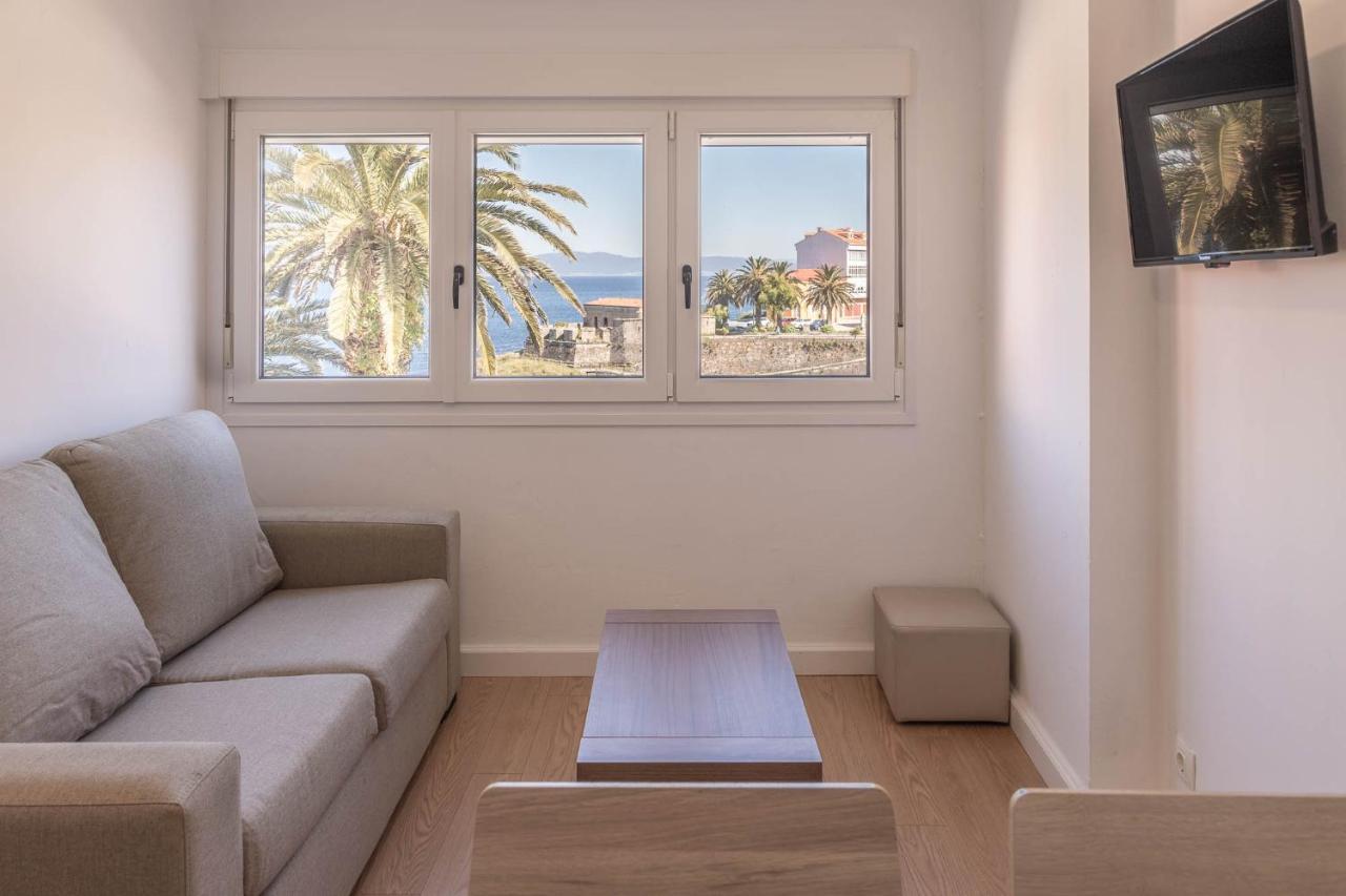 Apartamento Finisterre Con Vistas Al Mar Y Playa Buitenkant foto
